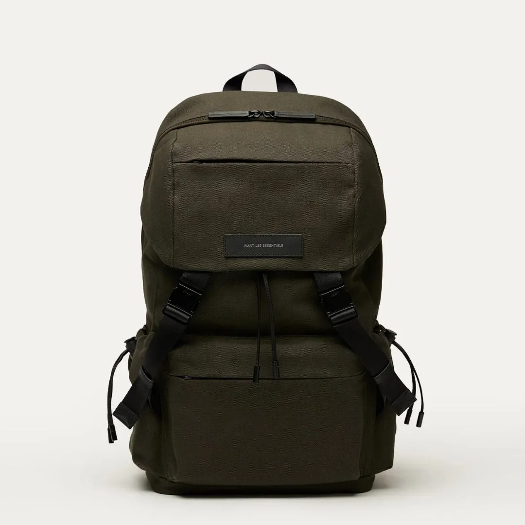 Bishop Canvas Backpack (Green)