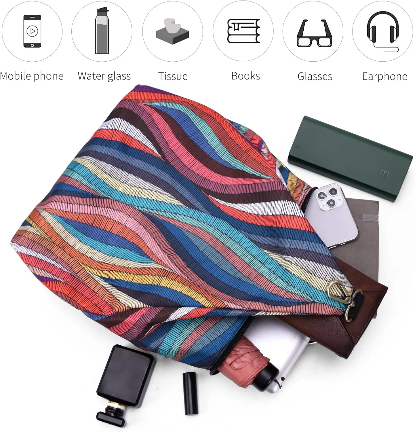 Black Butterfly Premium Backpack for Women, Bohemia Style Fashion Casual Daypack Backpack, Small Backpack Purse (0050-multicolor Plus)