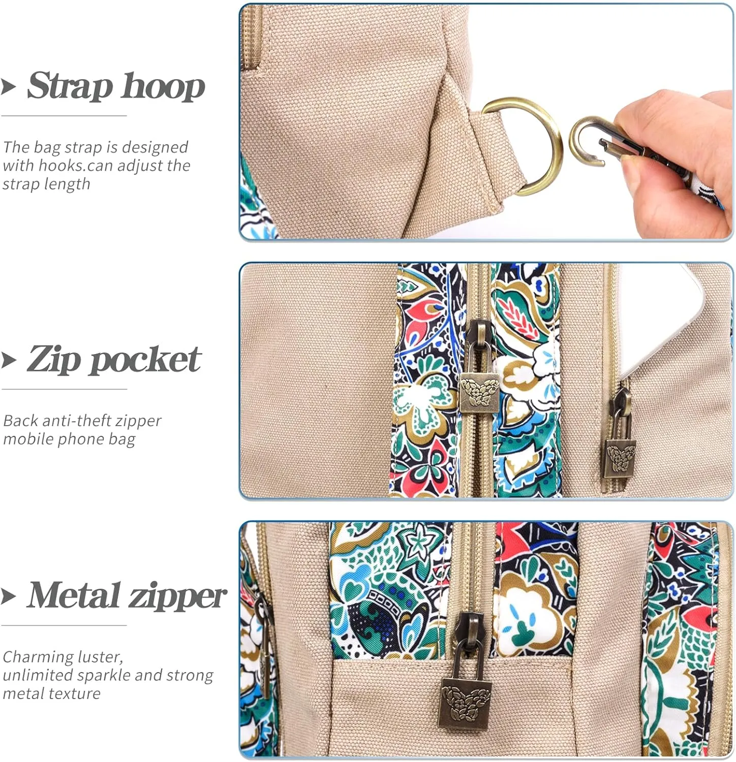 Black Butterfly Premium Backpack for Women, Crossbody Sling Backpack Sling Bag, Travel Hiking Chest Bag Daypack (Blue)