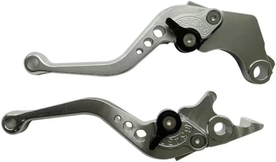 Black CNC6 Position Shorty Brake Clutch Lever for Buell XB12 All Models up to 08 only 2004-2008