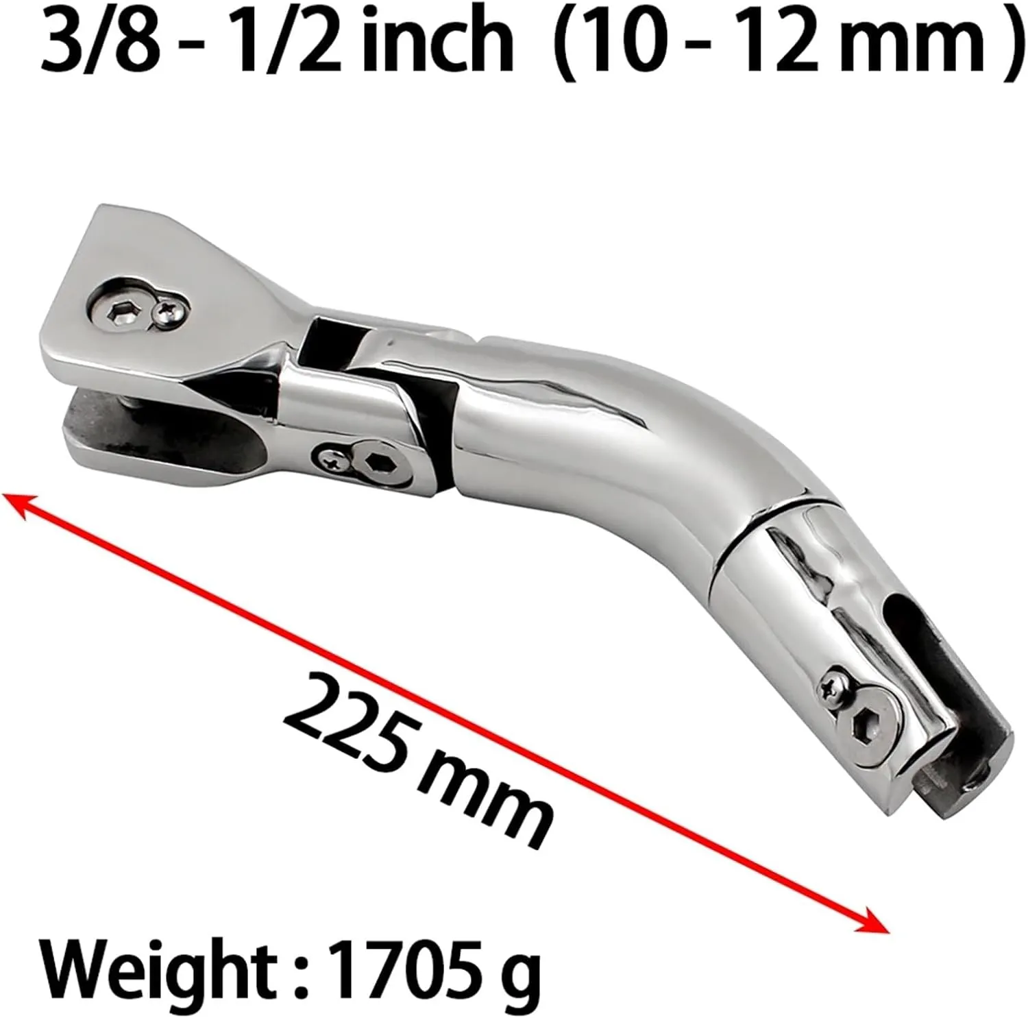 Boat Anchor Double Swivel Connector 6mm-8mm OR 8mm-10mm Chain 316 Stainless Steel Rotatable Anchor Connector Accessories