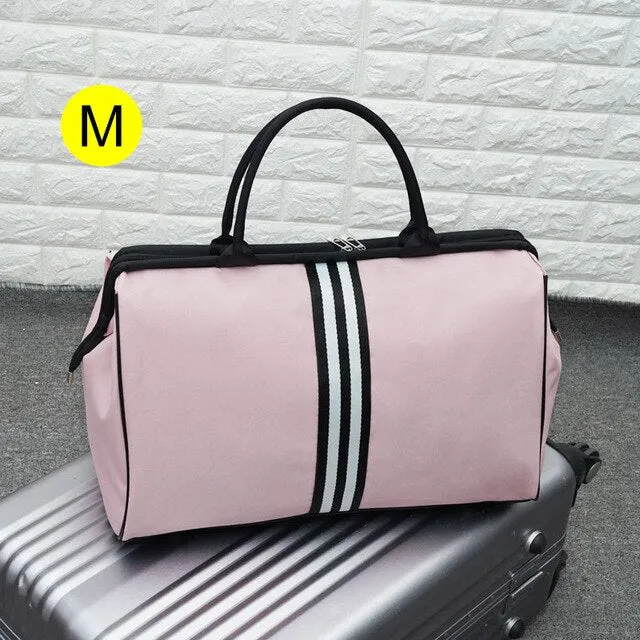 bolsa XA46A Sport Women Gym Travel Tas Sac Luggage Unbeatable variety De Handbag Outdoor Fitness Discount coupons Bag Striped Traveling Bags Men For Duffle Sports