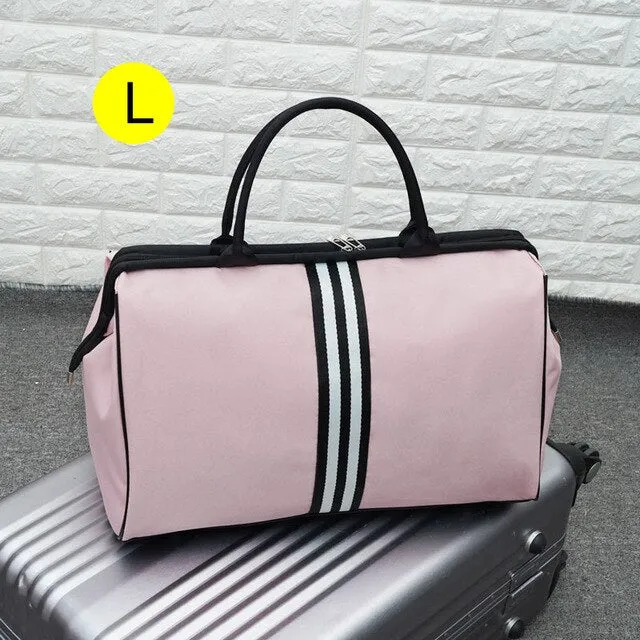bolsa XA46A Sport Women Gym Travel Tas Sac Luggage Unbeatable variety De Handbag Outdoor Fitness Discount coupons Bag Striped Traveling Bags Men For Duffle Sports