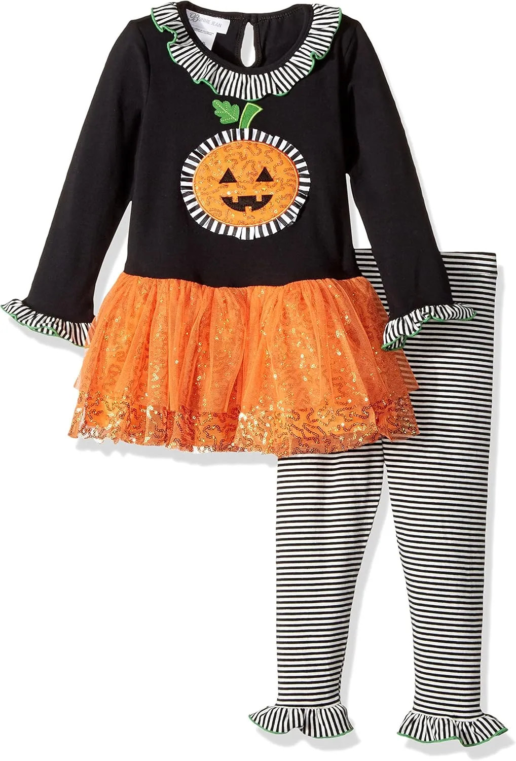 Bonnie Jean Girls Joy Peace Love Christmas Legging Set