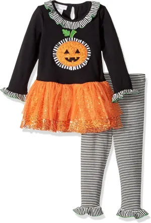 Bonnie Jean Girls Joy Peace Love Christmas Legging Set