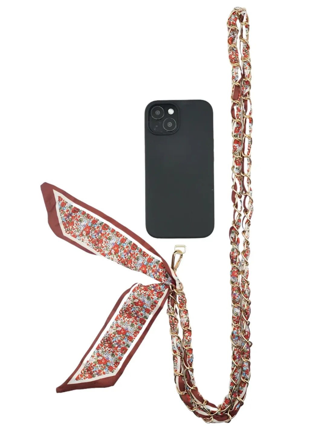 Bordeaux Crossbody Phone Chain