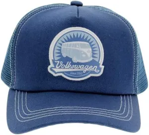 BRISA VW Collection - Volkswagen Baseball Cap Military Cap Trucker Cap Hat Headwear with Bus or Beetle Motif One Size
