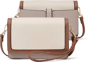 BROMEN Crossbody Bags for Women Small Cell Phone Shoulder Bag Wristlet Wallet Clutch Purse