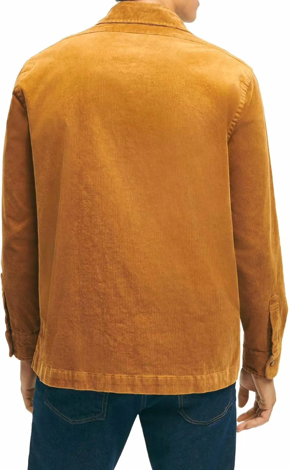 Brooks Brothers Men's Medium Wale Corduroy Shirt Jacket