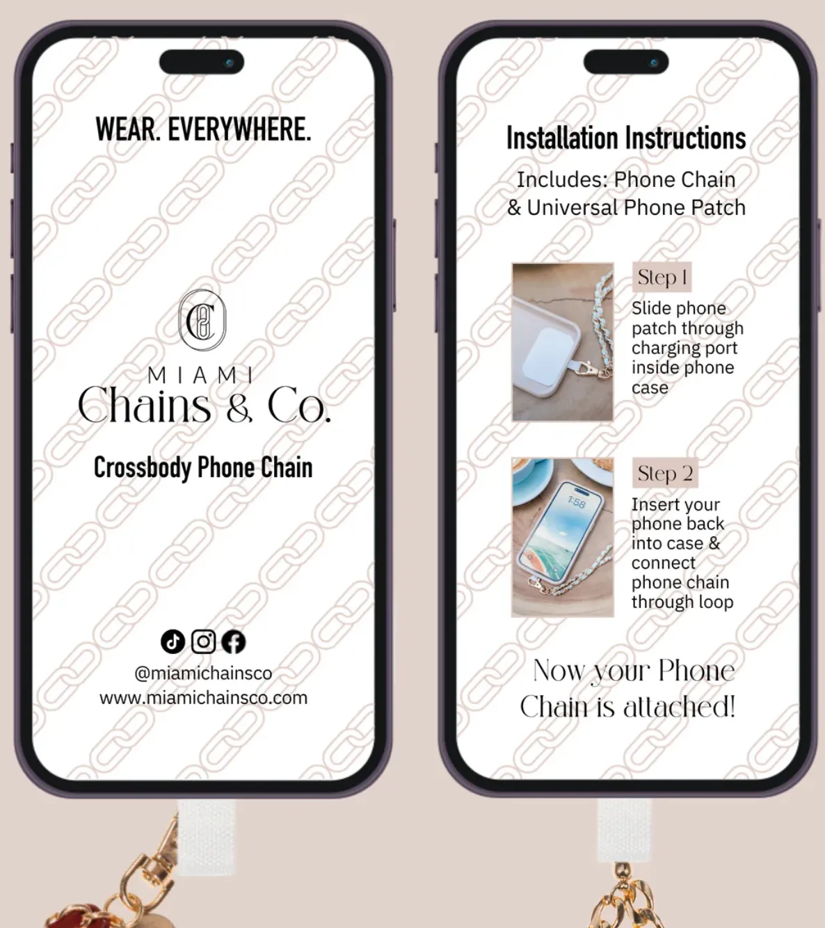 Bubble Yum Crossbody Phone Chain