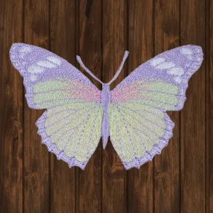 Butterfly Embroidered Patch — Iron On