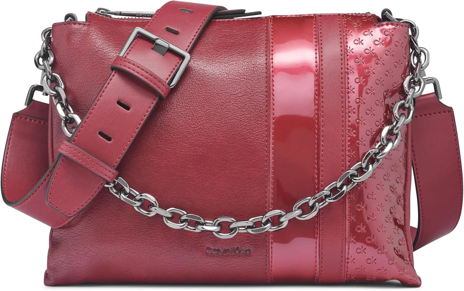 Calvin Klein Rain Triple Compartment Chain Crossbody