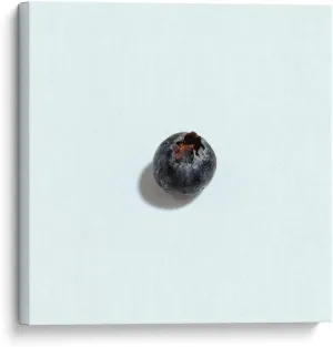 Canvas Lab Canvas Wall Art by Chef Capellini - Blueberry Food & Decoration - 8 x 8 in - Food Fruit Kitchen Ingredients Chef Diet