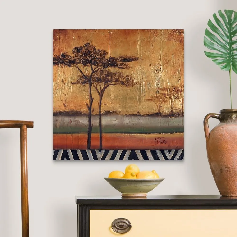 CANVAS ON DEMAND African Dream I Canvas Wall Art Print by Patricia Pinto, Home Decor, Artwork, 24" x24in