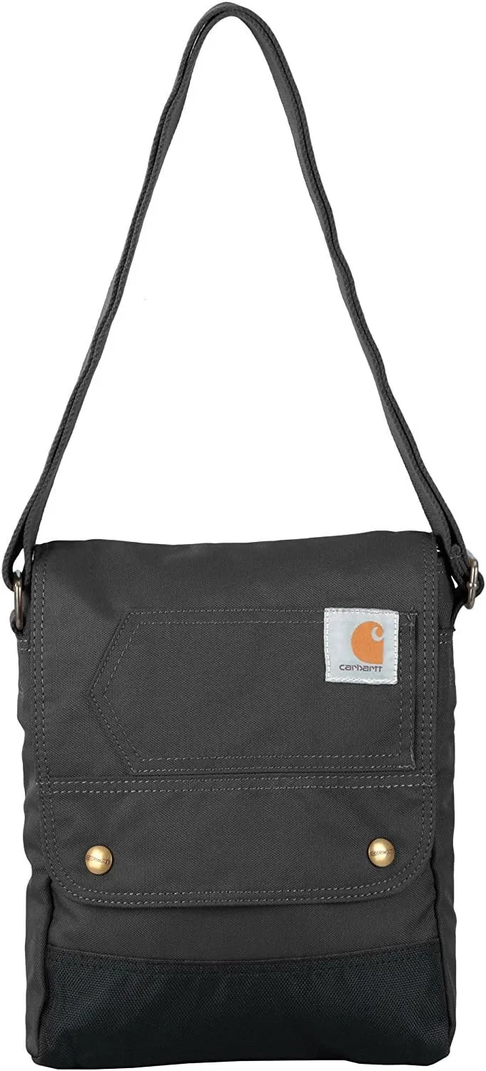 Carhartt Women's Crossbody Snap Bag Durable Adjustable Crossbody Bag with Flap Over Snap Closure