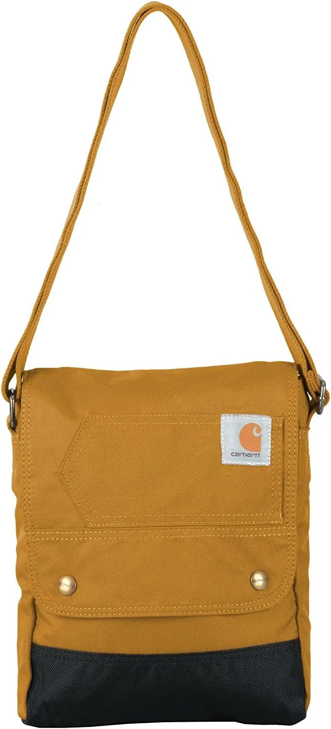 Carhartt Women's Crossbody Snap Bag Durable Adjustable Crossbody Bag with Flap Over Snap Closure
