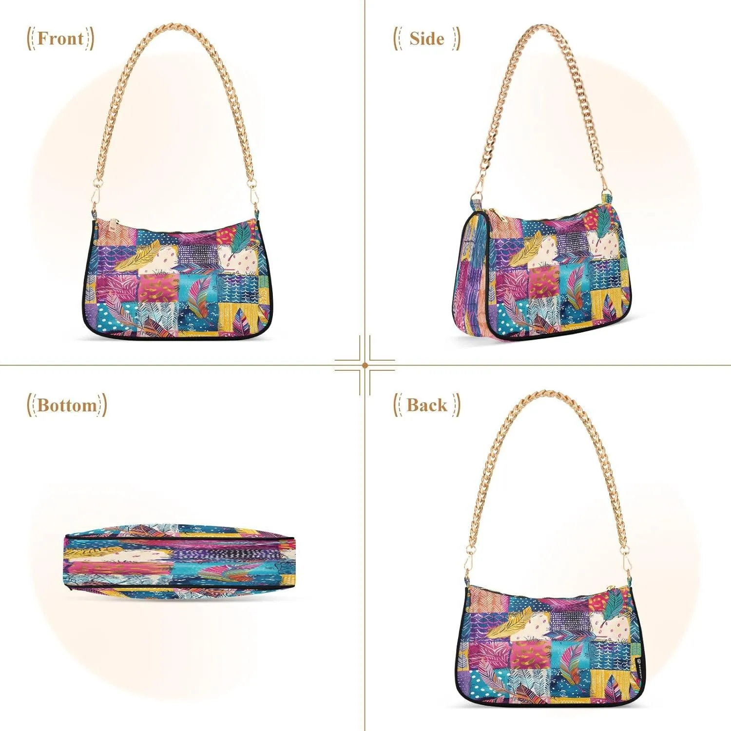 Cartoon Tractors Grey Small Womens Purse, Women Crossbody Bags