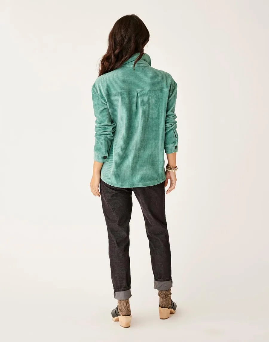 Carve Designs Women's Hudson Stretch Cord Shacket