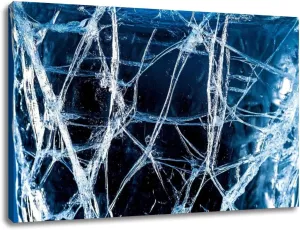 CHAUSSUREBAR Large Canvas Wall Art Ice Baikal lake Canvas Art Prints Pictures Wall Decor Living Room Wall Paintings for Bedroom Bathroom 20" x 32"