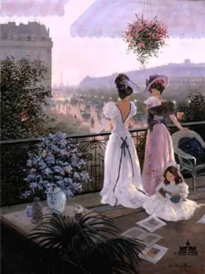 Christa Kieffer - Between Friends Artist's Proof on Canvas