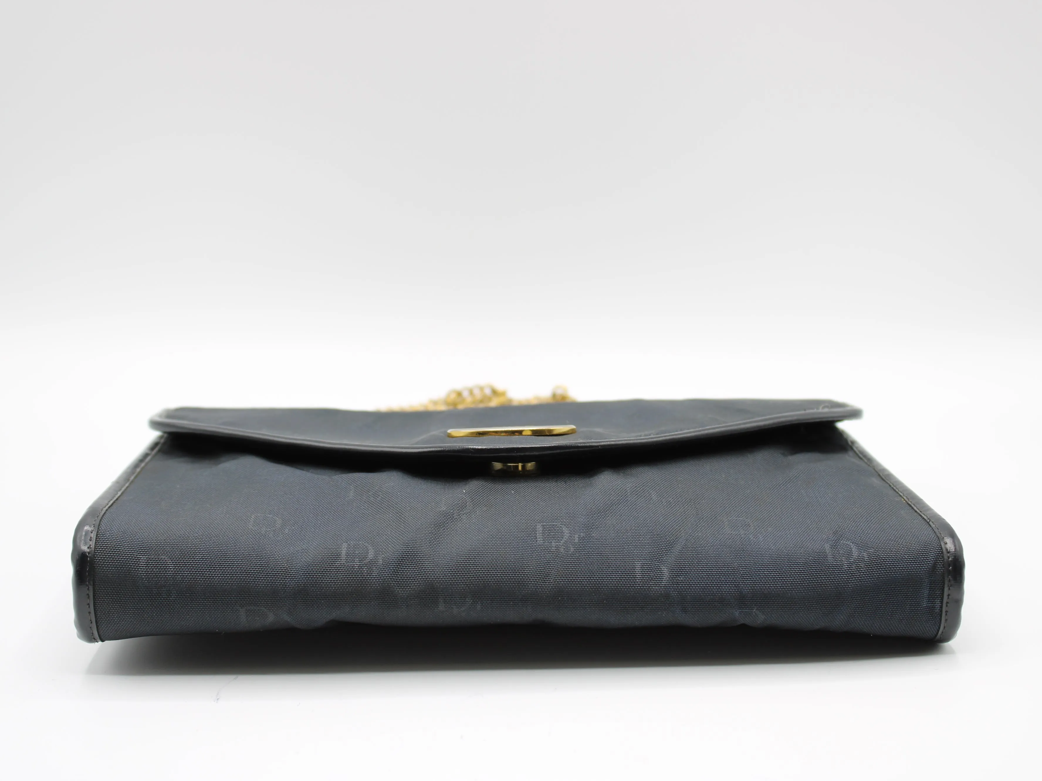 Christian Dior Monogram Crossbody on Chain Black Bag Vintage