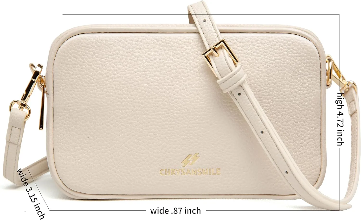 Chrysansmile Purses for Women Small Women's Crossbody Handbags Genuine Leather Cross Body Bag Trendy