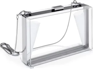 Clear Purse Crossbody Bag Acrylic Clutch for Women, Stadium Approved - Crossbody/Handbag. Gift Box Purse Included. SMALL