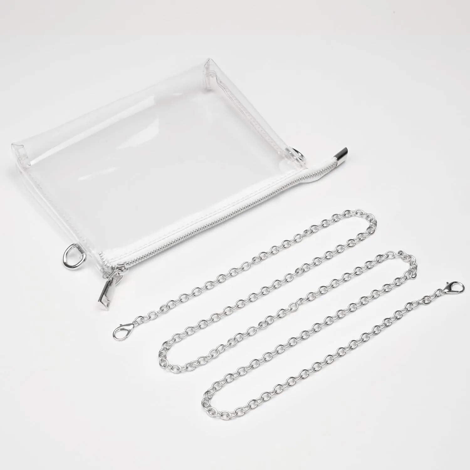 Clear Purse for Women - Stadium Approved Small Crossbody Bag with Zipper, Clear Stadium Bag for Concerts, Sports