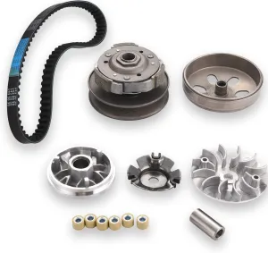 CLEO Gy6 150cc clutch set，include clutch Assembly and Variator Assembly with 743 belt, fit for GY6 125cc And 150cc 4-Stroke Engine Scooter ATV Taotao Roketa Sunl