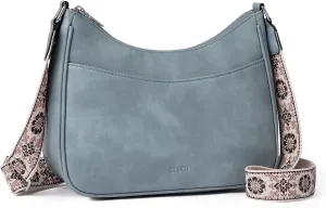 CLUCI Crossbody Bags for Women, Vegan Leather Shoulder Handbags, Purses for Women with Adjustable Wide Strap