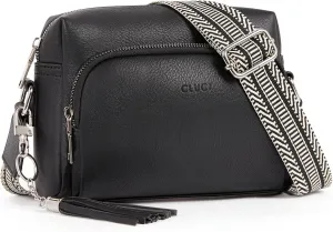 CLUCI Crossbody Bags for Women, Vegan Leather Shoulder Handbags，Purses for Women with Adjustable Wide Strap