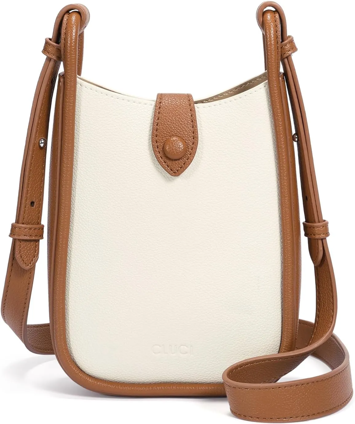 CLUCI Small Crossbody Bags for Women Trendy PU Leather Cell Phone Purse Wallet with Adjustable Strap