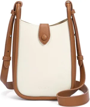 CLUCI Small Crossbody Bags for Women Trendy PU Leather Cell Phone Purse Wallet with Adjustable Strap
