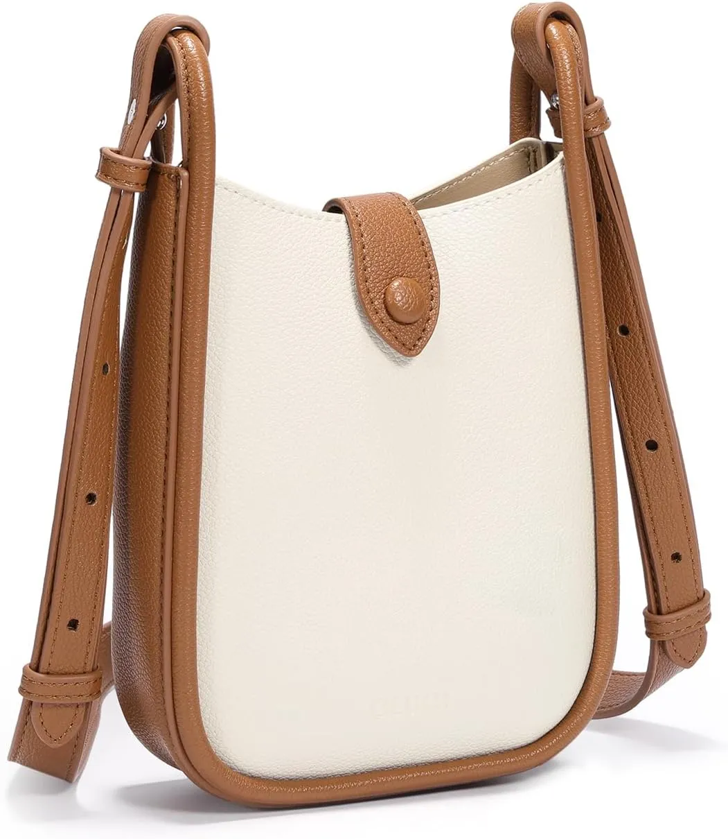 CLUCI Small Crossbody Bags for Women Trendy PU Leather Cell Phone Purse Wallet with Adjustable Strap