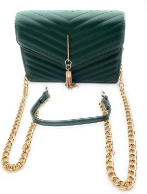 Clutch Crossbody Bag Quilted Evening Bag for Women Fashion Shoulder Clutch Handbag with Chain