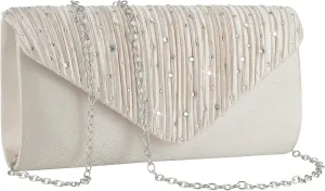 Clutch Purses for Women, Formal Evening Clutch Bag Shoulder Envelope Party Handbag for Wedding Cocktail Prom