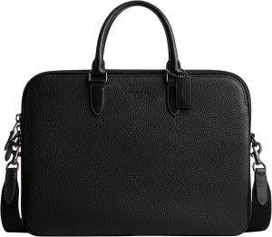 COACH Gotham Slim Briefcase, Black