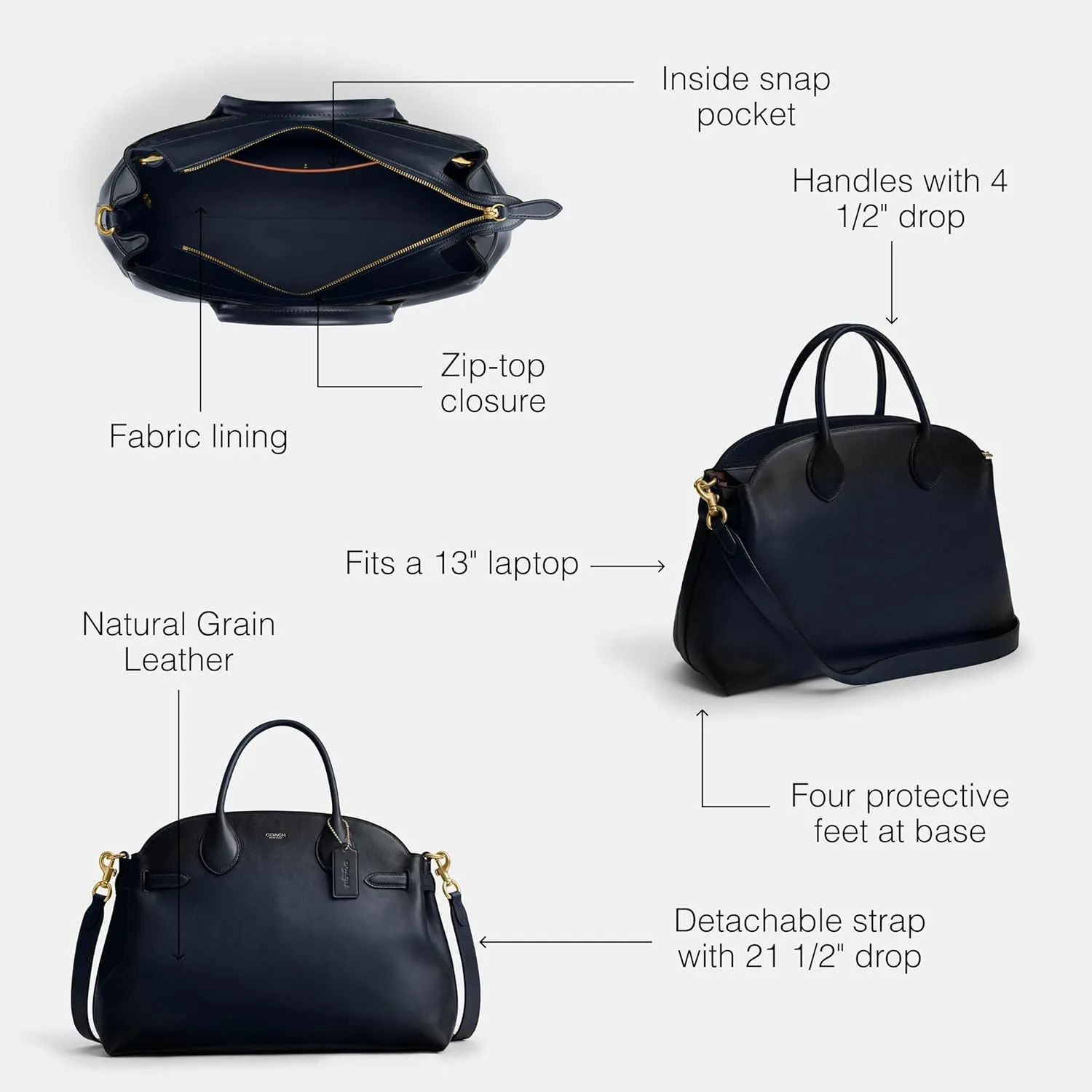 Coach Soft Empire Carryall 40
