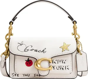 Coach Tabby Bag 12 with Sketch Print, B4/Chalk Multi