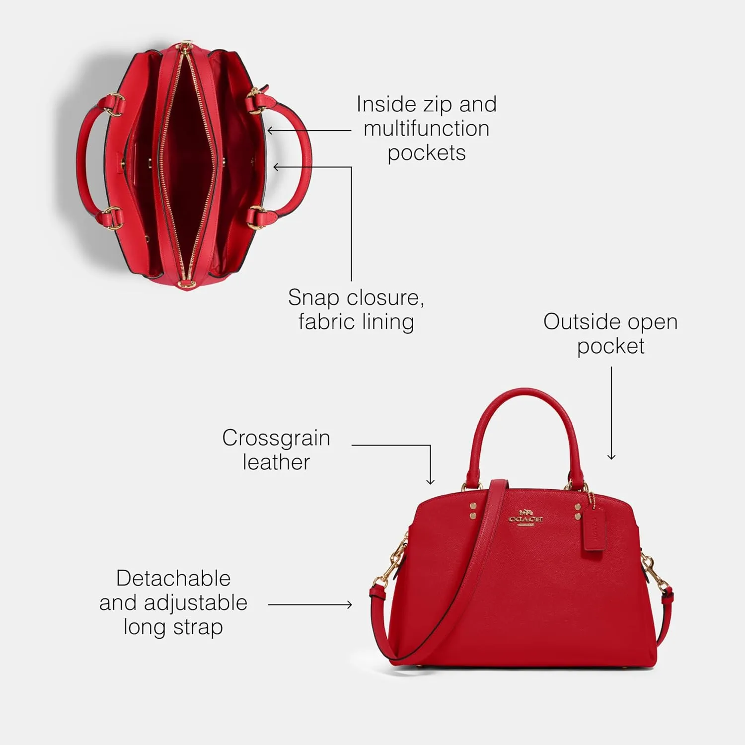 Coach Unisex Lillie Carryall