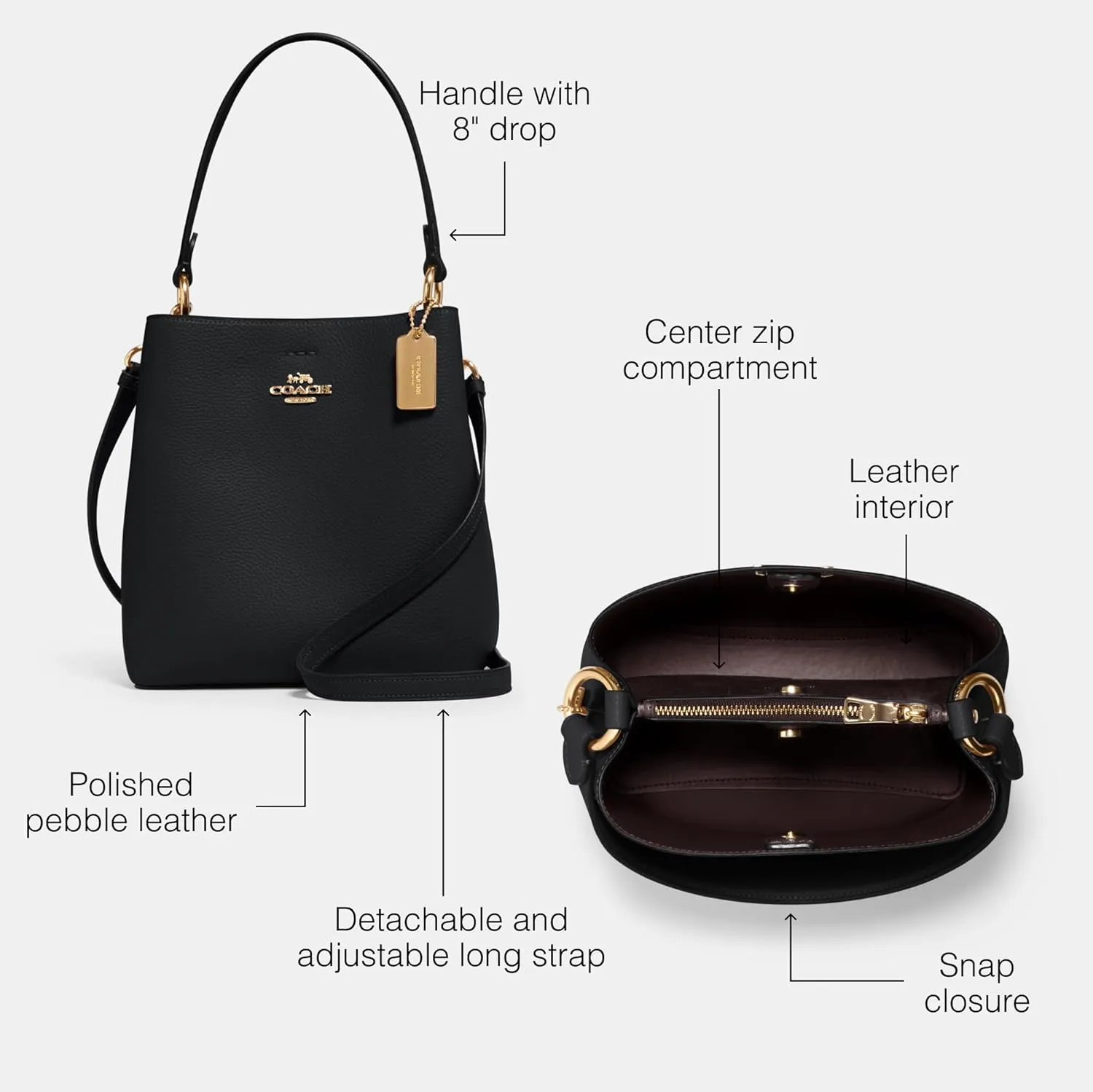 Coach Women's Small Town Bucket