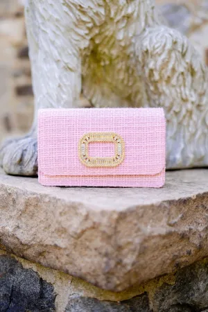Coco Clutch - Rhinestone Buckle