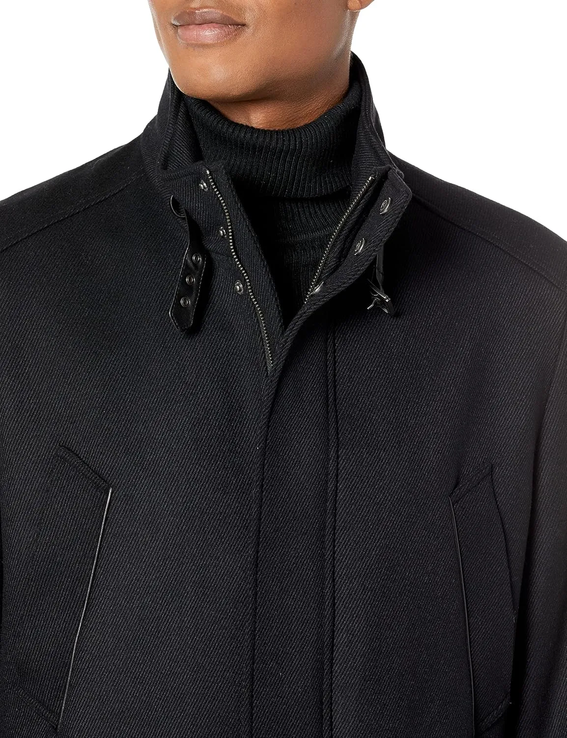 Cole Haan Men's Italian Twill Carcoat Jacket