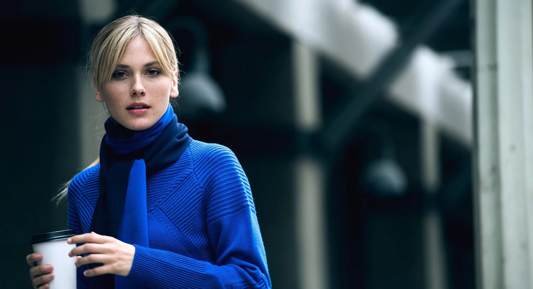 Color-Blocked Scarf