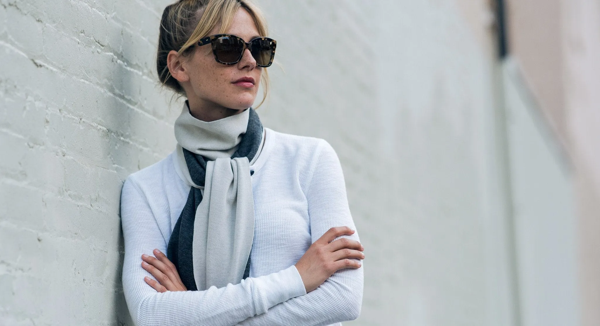 Color-Blocked Scarf