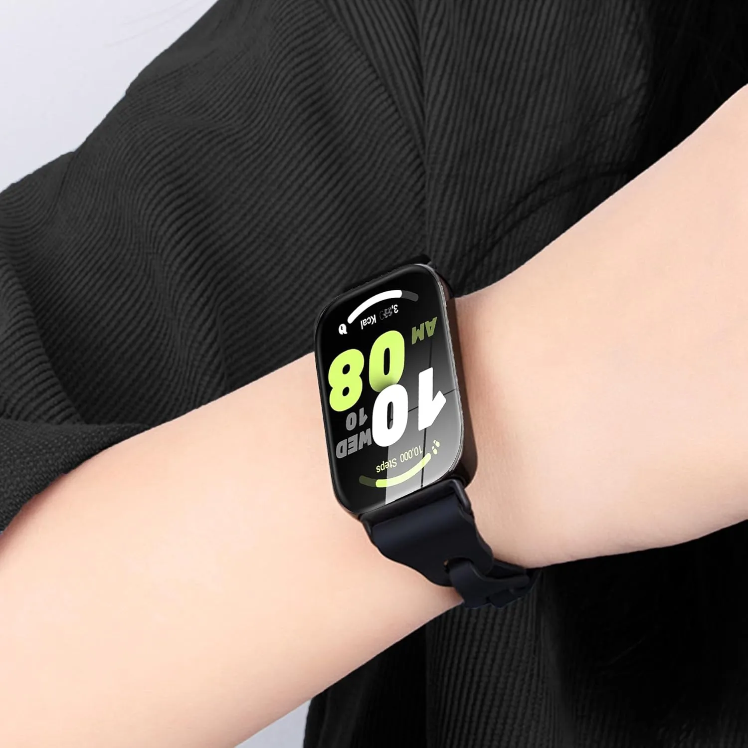 Compatible with AKUMAKA Smart Watch Bands, 16mm, 22mm Elastic Silicone Hollowed Out Replacement Straps Compatible with AKUMAKA CS5 1.47 Inches Fitness Tracker, G39, T90, 209DK Smart Watch