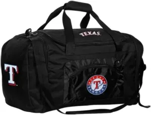 Concept One MLB Texas Rangers Roadblock Duffel Bag, Black