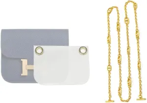 Constance Slim Wallet Insert With Chain Constance Conversion Kit Constance Slim Wallet Insert Wallet on Chain Gift For Her (silver)