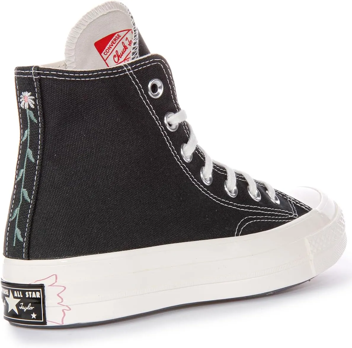 Converse A07108C Women's Chuck Hi Secret Pine Canvas Trainers
