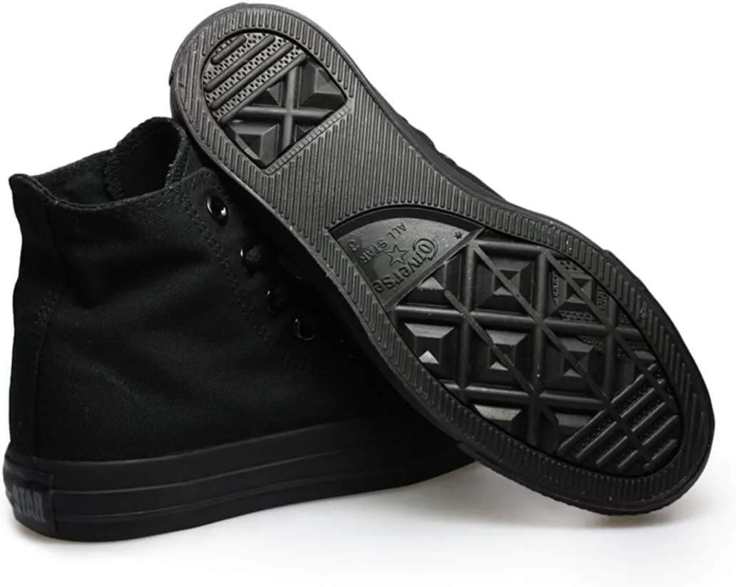 Converse Hi Black Monochrome Unisex Canvas Ankle Trainers